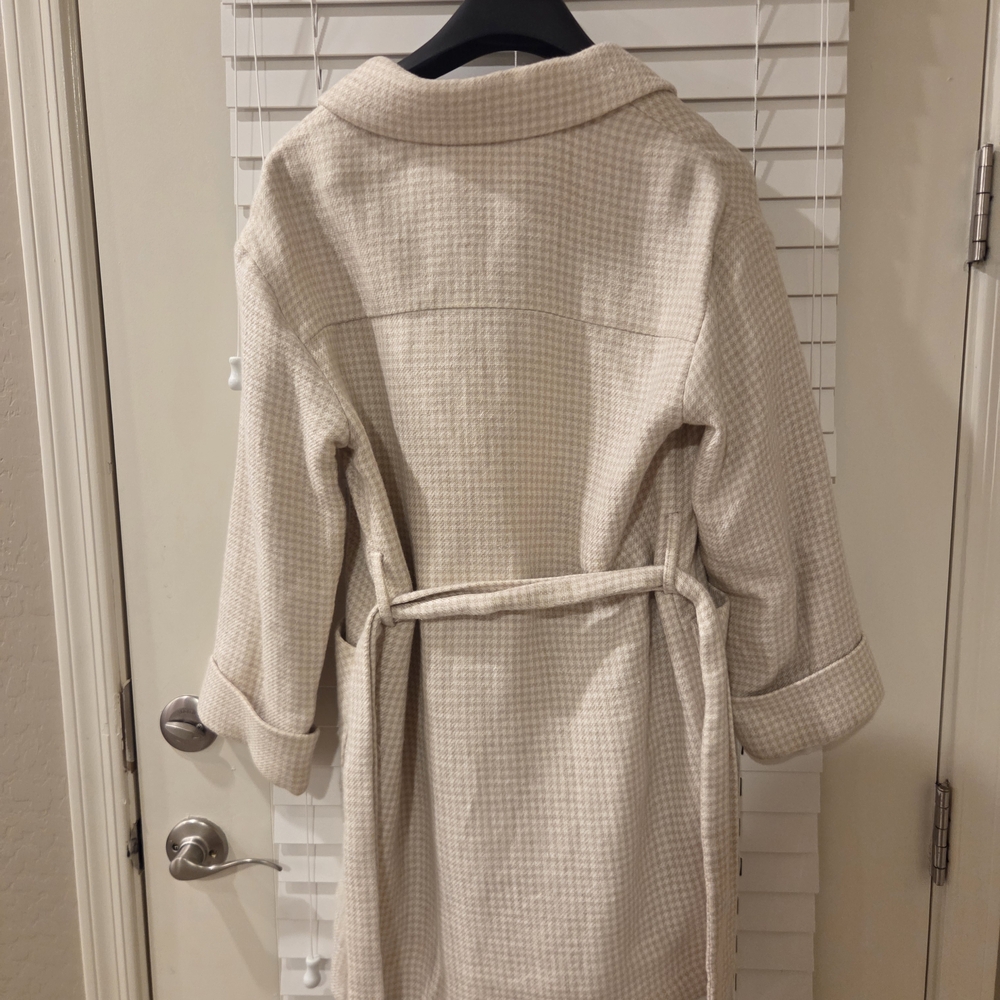 Gingham Sezane Coat